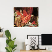 Leila, 1892 Sir Frank Dicksee Poster (Thuiskantoor)