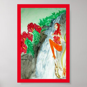 Leila, kleine archiefafdruk poster