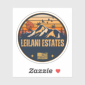 Leilani Estates, Hawaï Sticker (Vel)