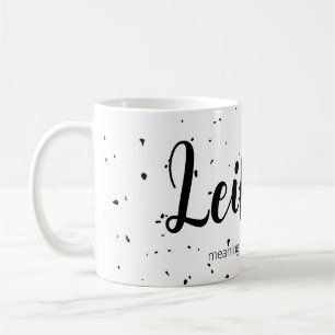 Leilani Name Betekenis van de minuscule moderne Mo Koffiemok
