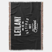 Leilani Persoonlijke naam Birthday Gift Deken (Voorkant Verticaal)