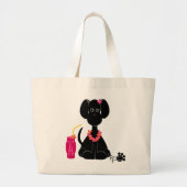 LeiLani the Black Lab Grote Tote Bag (Voorkant)