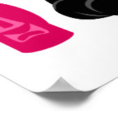 LeiLani the Black Lab Poster (Hoek)