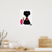 LeiLani the Black Lab Poster (Keuken)