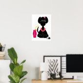 LeiLani the Black Lab Poster (Thuiskantoor)