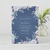 Leilieve Bruine Ranunculus Eucalyptus Bruiloft Kaart (Staand voorkant)