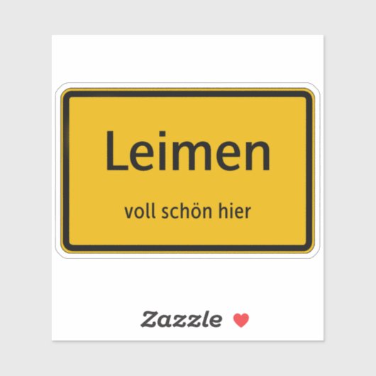 Leimen Aufkleber Sticker Autoaufkleber (Vel)