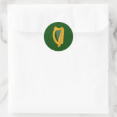 Leinster (Ierland) Vlag Ronde Sticker (Tas)