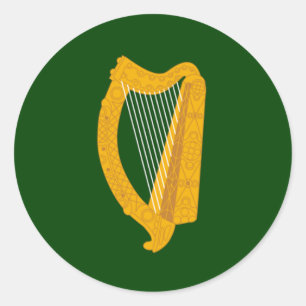 Leinster (Ierland) Vlag Ronde Sticker