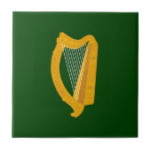Leinster (Ierland) Vlag Tegeltje (Voorkant)