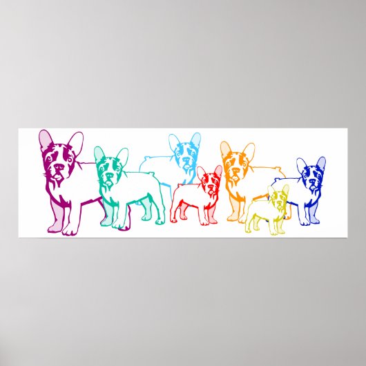Leinwand Bull Terriers Poster (Voorkant)