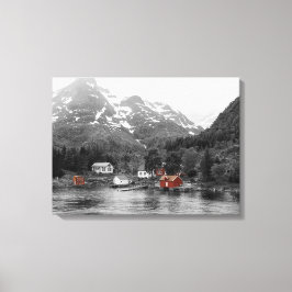 Leinwand - Norwegen (Raftsund nähe Trollfjord) Canvas Afdruk