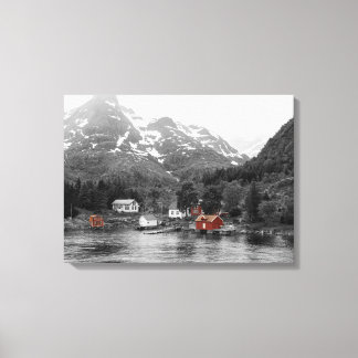 Leinwand - Norwegen (Raftsund nähe Trollfjord) Canvas Afdruk