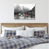 Leinwand - Norwegen (Raftsund nähe Trollfjord) Canvas Afdruk (Insitu (Slaapkamer))
