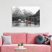 Leinwand - Norwegen (Raftsund nähe Trollfjord) Canvas Afdruk (Insitu (Woonkamer))