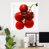 Leinwandbild Tomaten im Glas Abstrakt Stillleben Poster (Thuiskantoor)