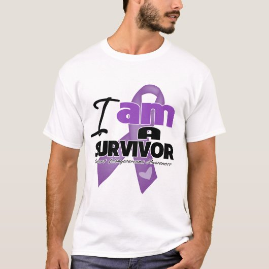 Leiomyosarcoma - Ik ben een Survivor T-shirt (Voorkant)