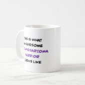 leiomyosarcoma krijger, geweldig koffiemok (Voorkant links)