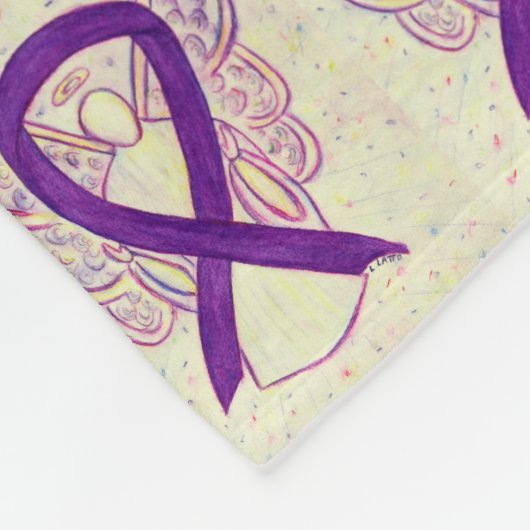 Leiomyosarcomen kankervoorlichting fleece deken (Hoek)