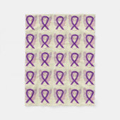 Leiomyosarcomen kankervoorlichting fleece deken (Voorkant)