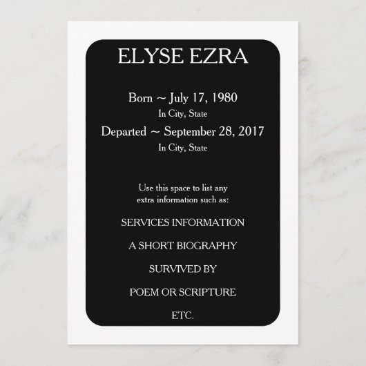 leipaarden herdenkingspaarten programmakaart (Achterkant)