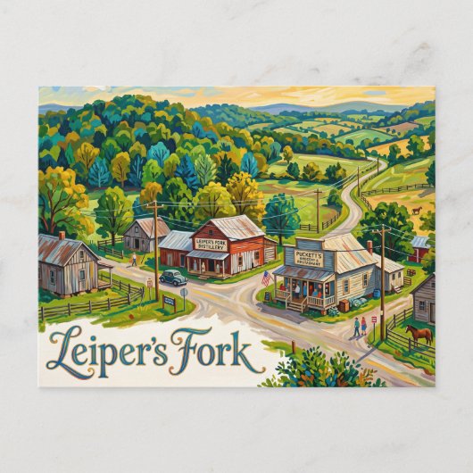 Leiper's Fork VS Briefkaart (Voorkant)