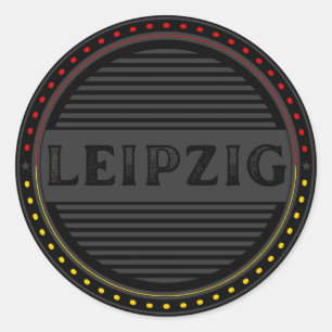 Leipzig City Pride Embleem – Duitse identiteit Ronde Sticker
