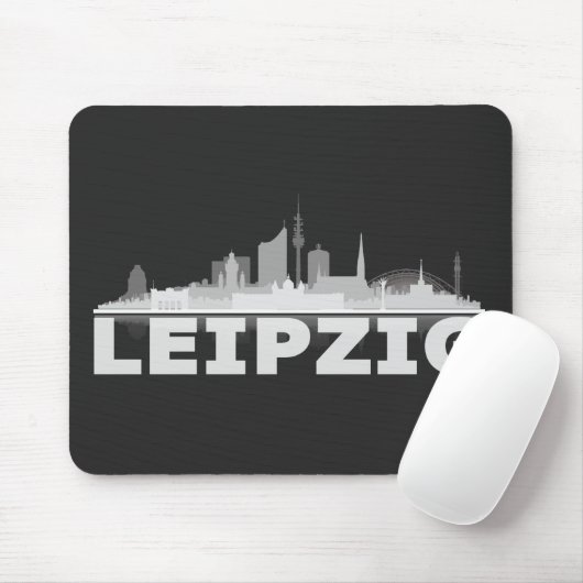 Leipzig City Skyline Mousepad Muismat (Met muis)