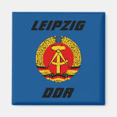 Leipzig, DDR - Deutsche Demokratische Republiek Magneet (Voorkant)