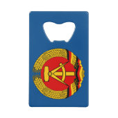 Leipzig, DDR - Oost-Duitsland Creditkaart Flessenopener (Voorkant)