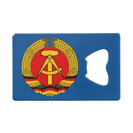 Leipzig, DDR - Oost-Duitsland Creditkaart Flessenopener (Voorkant (Horizontaal))