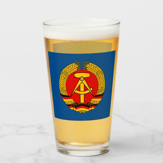 Leipzig, DDR - Oost-Duitsland Glas (Voorkant gevuld)