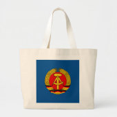 Leipzig, DDR - Oost-Duitsland Grote Tote Bag (Voorkant)