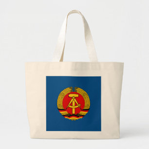 Leipzig, DDR - Oost-Duitsland Grote Tote Bag