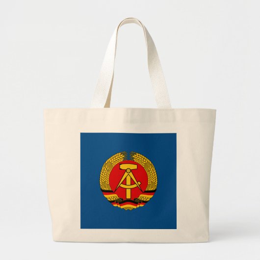 Leipzig, DDR - Oost-Duitsland Grote Tote Bag (Voorkant)