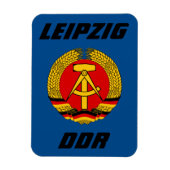 Leipzig, DDR - Oost-Duitsland Magneet (Verticaal)