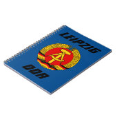 Leipzig, DDR - Oost-Duitsland Notitieboek (Linkerzijde)