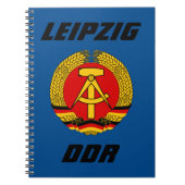 Leipzig, DDR - Oost-Duitsland Notitieboek (Voorkant)