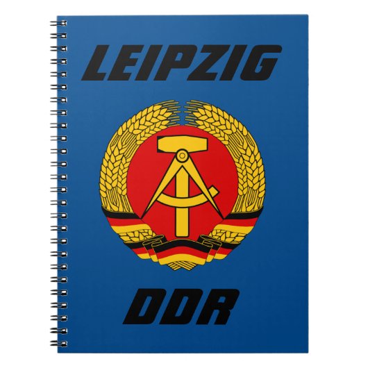 Leipzig, DDR - Oost-Duitsland Notitieboek (Voorkant)