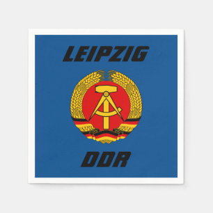 Leipzig, DDR - Oost-Duitsland Servet