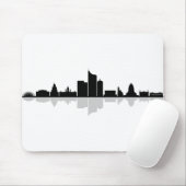 LEIPZIG Deutschland City Skyline Silhouette Muismat (Met muis)