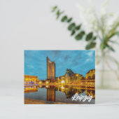 Leipzig, Duitsland Briefkaart (Staand voorkant)
