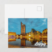 Leipzig, Duitsland Briefkaart (Voorkant / Achterkant)