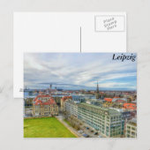 Leipzig, Duitsland Briefkaart (Voorkant / Achterkant)