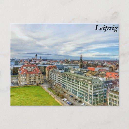Leipzig, Duitsland Briefkaart (Voorkant)