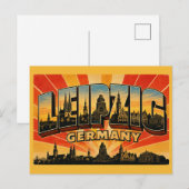 Leipzig Duitsland Monument Briefkaart (Voorkant / Achterkant)