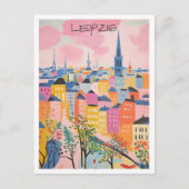 Leipzig Duitsland Reis Kunst  Briefkaart (Voorkant)
