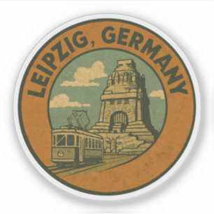 Leipzig Duitsland Stad Kunst Sticker