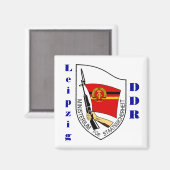 Leipzig, Duitsland Stasi Magnet (Voorkant / Achterkant)