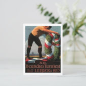 Leipzig, Duitsland, Tournament, Vintage 1913 Briefkaart (Staand voorkant)